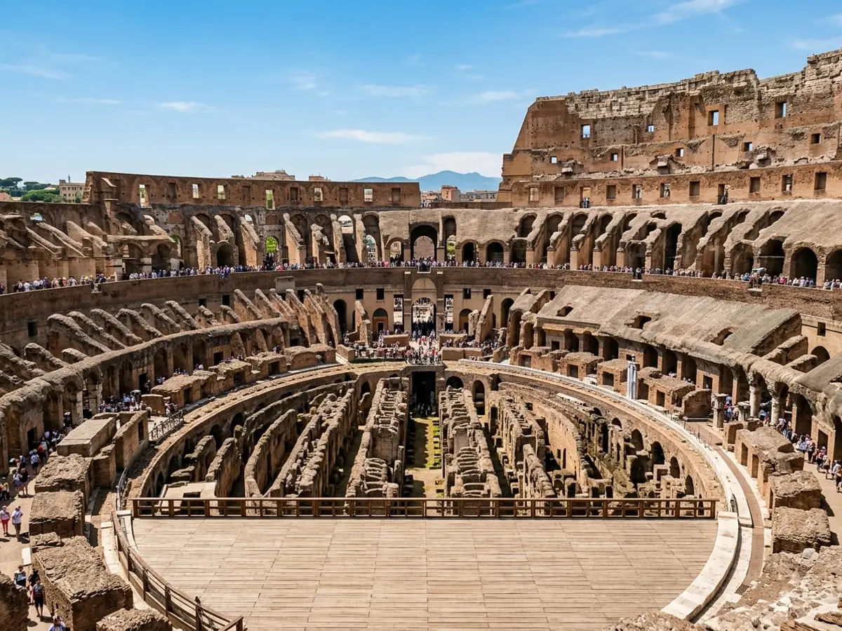 Colosseum Arena Floor Direct Entry + Roman Forum Pass in Rome
