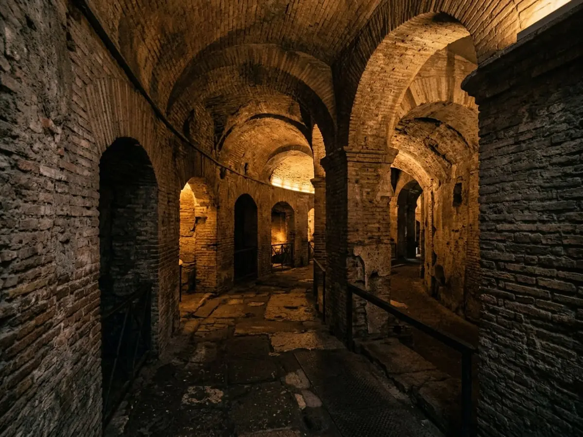 Colosseum Underground Hypogeum & Arena Floor Guided Tour in Rome